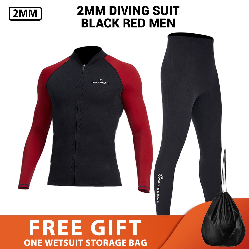 Neoprene 2mm 3mm masculino feminino wetsuit jaqueta mergulho terno de surf mergulho subaquático pesca submarina equipamento kitesurf