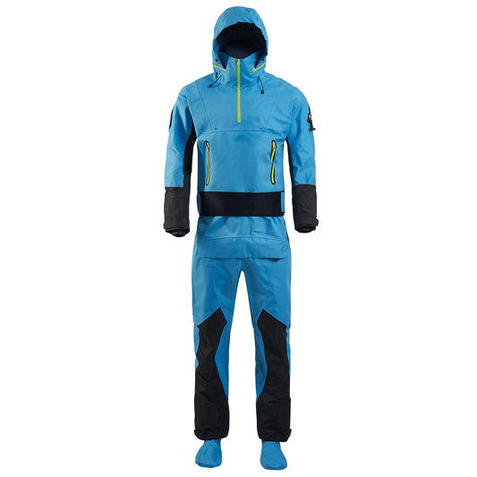 Kayak Drysuit For Men Dry Suits Latex Cuff And Splash Collar Three-layer Waterproof Material Kayaking Surfing Paddling DM114