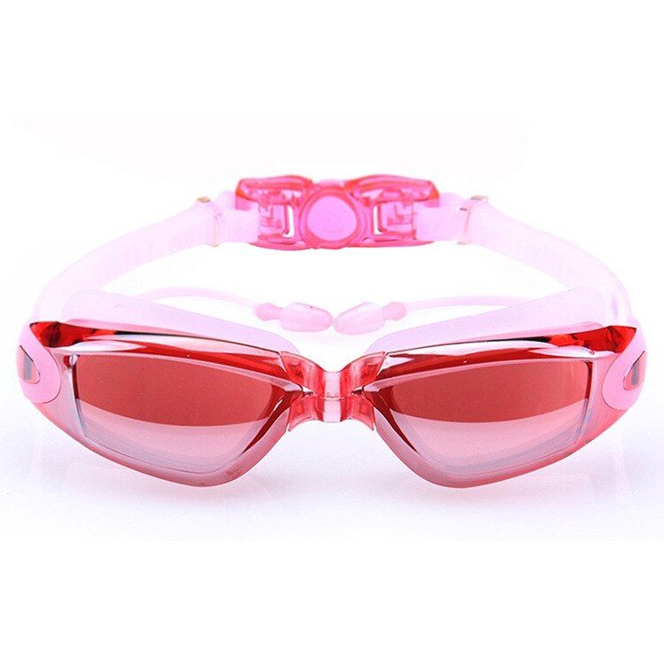 Electroplating UV Waterproof Anti fog Swimwear Eyewear Swim Diving Water Glasses Gafas Adjustable Swimming Goggles Women Men