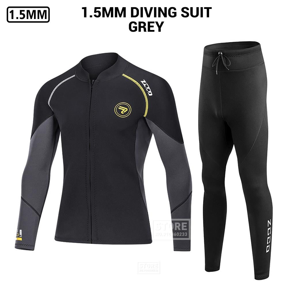 1.5MM Neoprene Scuba Diving Suit Men Underwater Fishing Wetsuit Surf Spearfishing Snorkeling Windsurf  Wet Suit Clothes