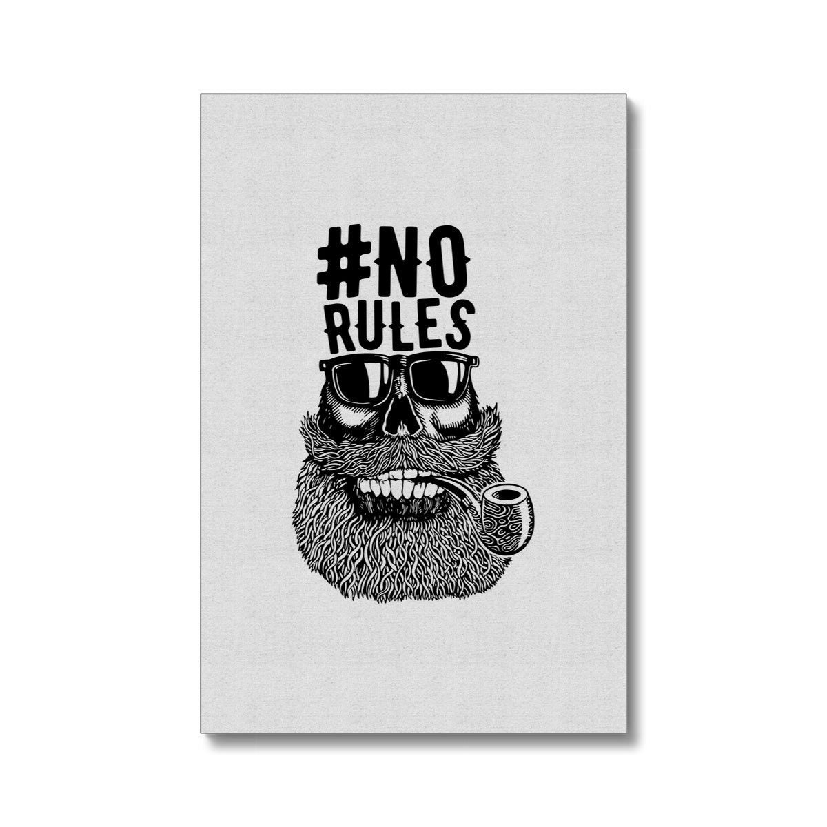 AQUA B&W - 04 - No Rules - Eco Canvas