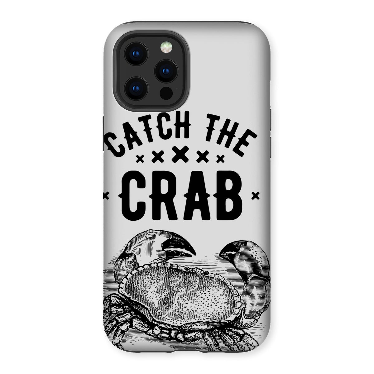 AQUA B&W - 07 - Catch the crab - Tough Phone Case