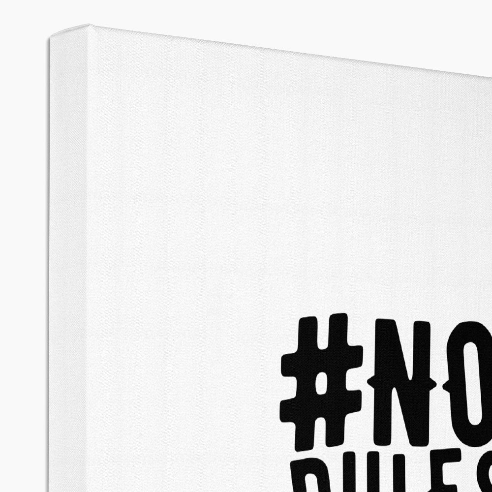 AQUA B&W - 04 - No Rules - Eco Canvas