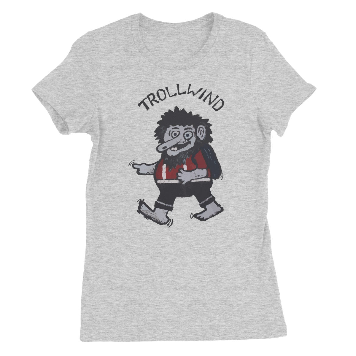 AQUA HMP2 - 10 - Trollwind 1 - Camiseta feminina de jérsei fino