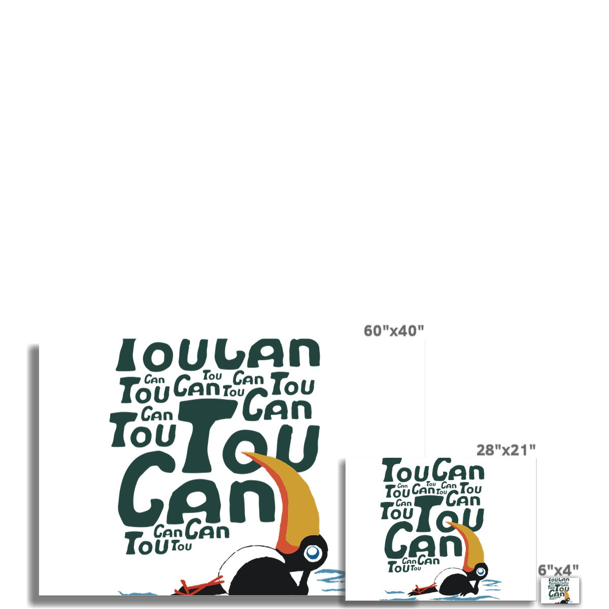 AQUA HMP2 - 09 - Toucan - Wall Art Poster