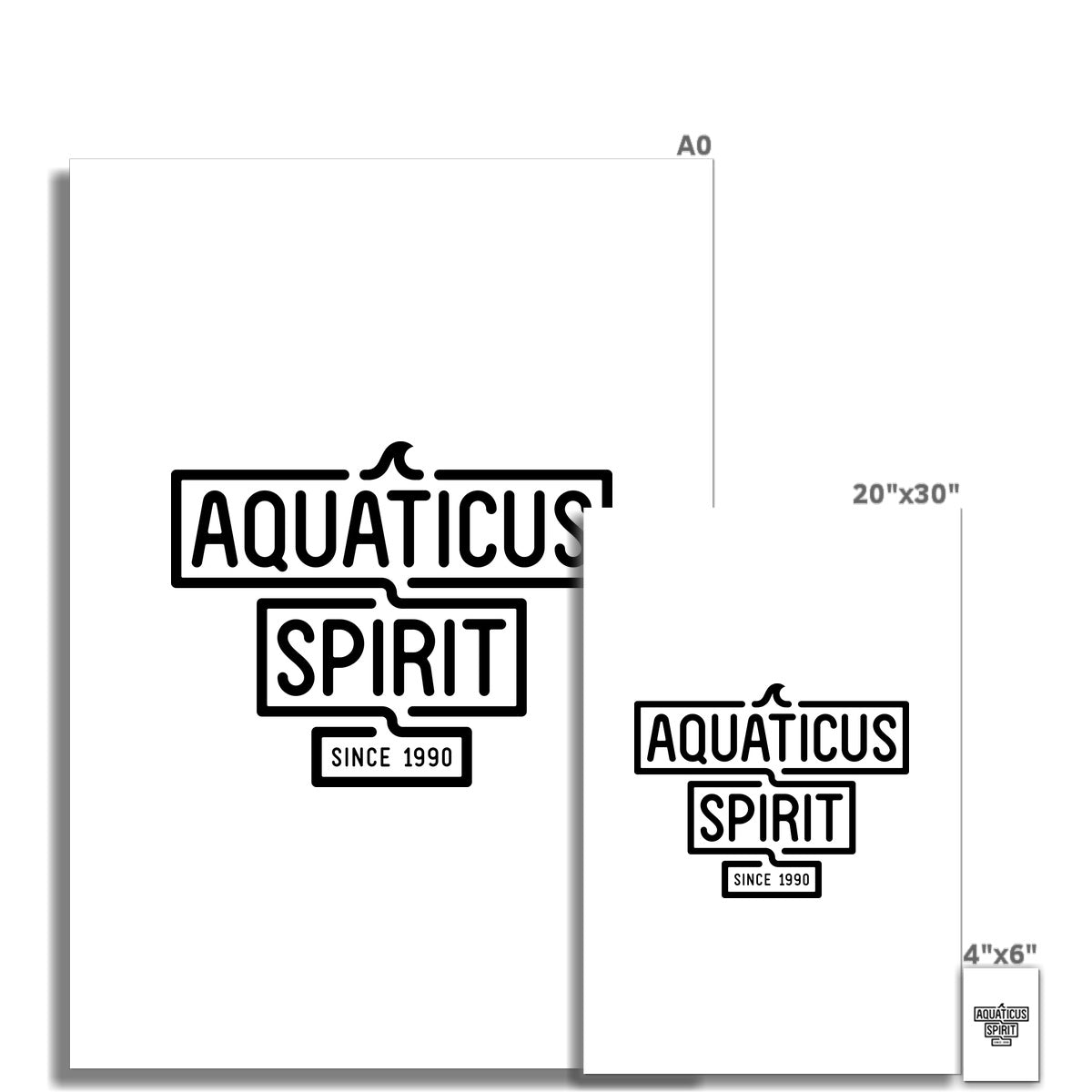 AQUA - 02 - Aquaticus Spirit - Gerollte Leinwand