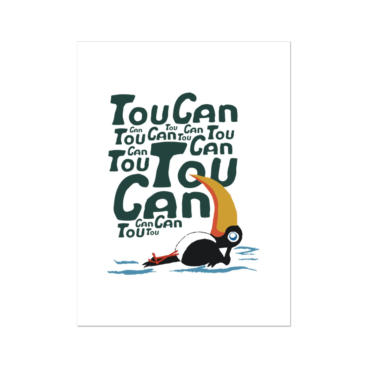 AQUA HMP2 - 09 - Toucan - Wall Art Poster