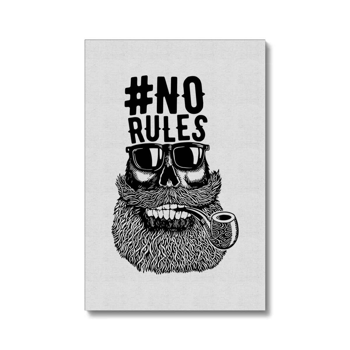 AQUA B&W - 04 - No Rules - Eco Canvas