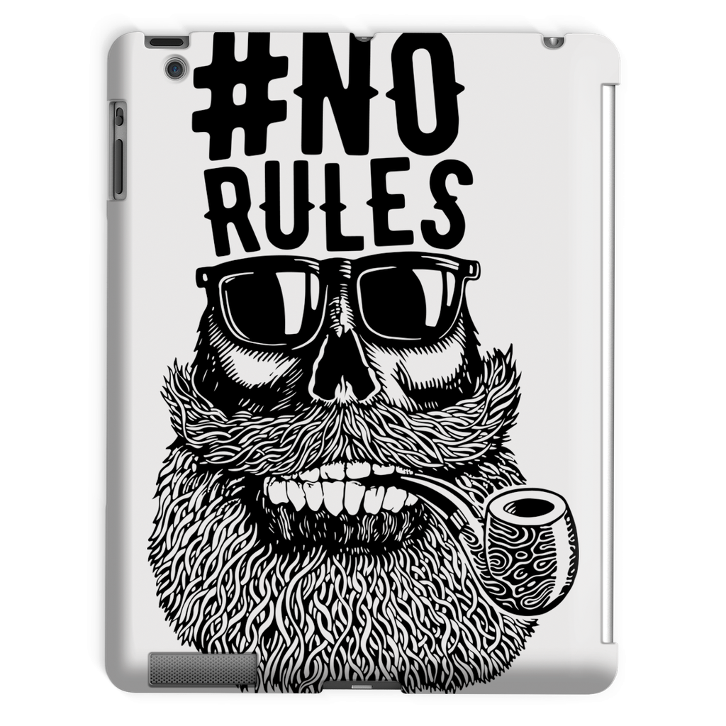 AQUA B&W - 04 - No Rules - Tablet Case-Phone & Tablet Cases-AQUATICUS