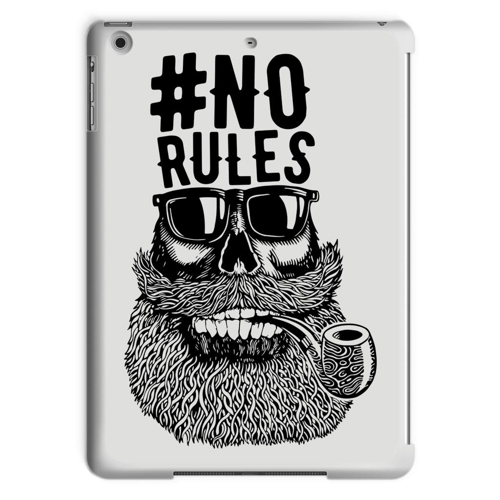AQUA B&W - 04 - No Rules - Tablet Case-Phone & Tablet Cases-AQUATICUS