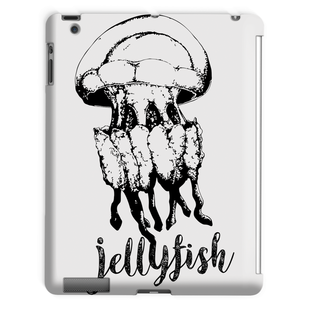 AQUA B&W - 02 - Jellyfish - Tablet Case-Phone & Tablet Cases-AQUATICUS